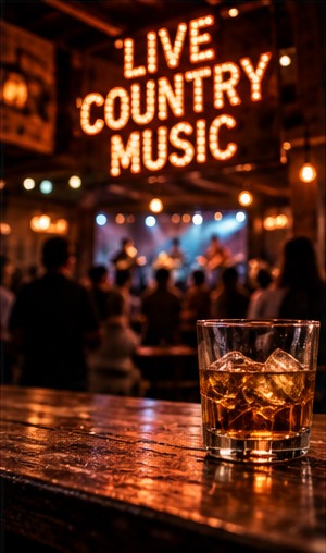 Country music themed image for Country Drinking Songs